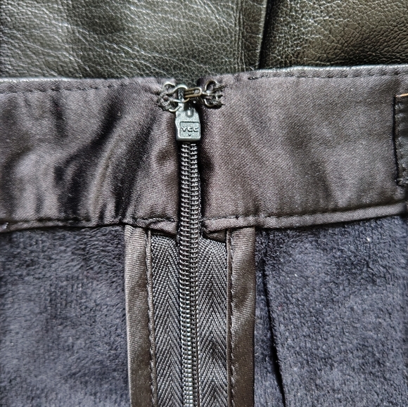 *NWOT* Truth by Republic Women's Size 10 Black Faux Leather Pleated Skirt - Picture 9 of 12